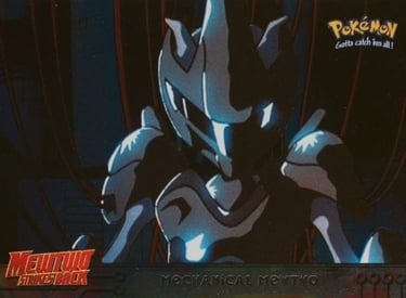 6 Mechanical Mewtwo Topps Pokémon The First Movie silver foil