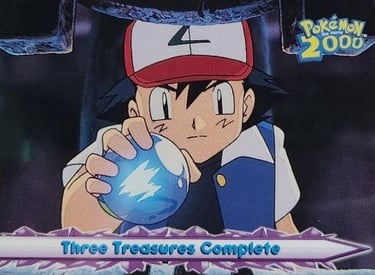 60 Three Treasures Complete Topps Pokémon The Movie 2000