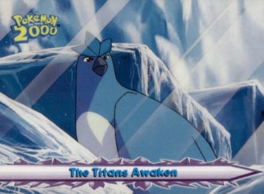 63 The Titans Awaken Topps Pokémon The Movie 2000