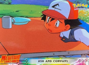 9 Ash And Company Topps Pokemon The First Movie