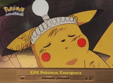 EP2 Pokémon Emergency Topps Pokémon series 2 US silver foil