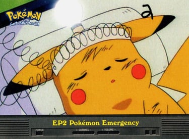 EP2 Pokémon Emergency Topps Pokémon series 2 US
