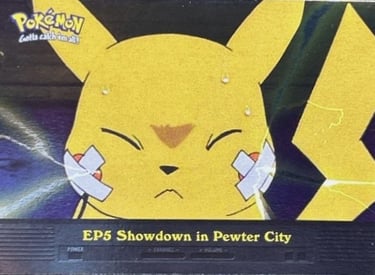 EP5 Showdown in Pewter City Topps Pokémon series 2 US silver foil