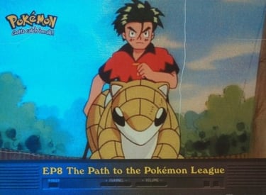 EP8 The Path to the Pokémon League Topps Pokémon series 2 US rainbow foil