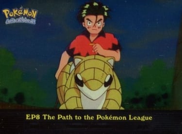 EP8 The Path to the Pokémon League Topps Pokémon series 2 US silver foil