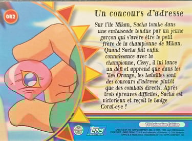 OR2 un concours d'adresse topps série 2