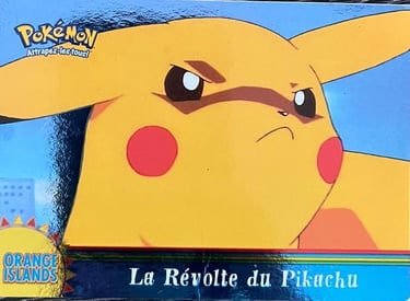 OR3 La révolte de Pikachu topps série 2 foil