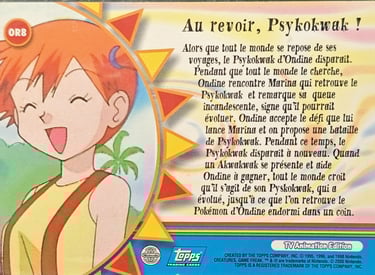 OR8 Au revoir, Psykokwak topps série 2