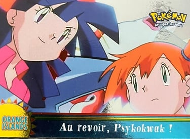 OR8 Au revoir, Psykokwak topps série 2 foil