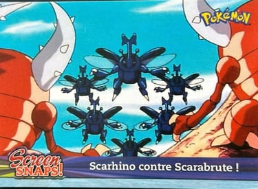 Snaps06 Scarhino contre Scarabrute topps série 3 Jotho