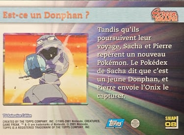 Snaos08 Est-ce un Donphan topps série 3 Jotho