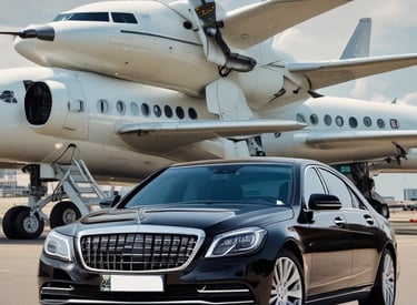 A garage with signage displaying the words 'CARÈS Car Storage & Services' on a glass door. Part of a sports car with a large rear spoiler, visible from the back, occupies the right side of the image, with 'LUCID Detailing' on its license plate.