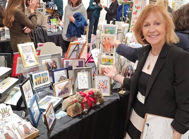 Sheila Fossen, Award Presenter for the 2025 Louisville Art Association Fall Arts and Craft Show