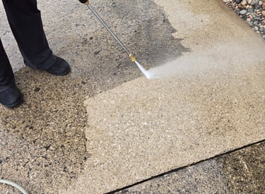 Pressure Washing Concrete
