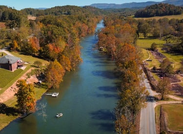 The South Holston River in Bristol Tennessee.