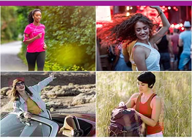 Pibella Easy to Carry for women on the go – sport, travel, jogging and lifestyle