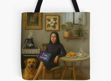 Custom tote bag by Shirtz Myself in Dallas, TX