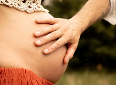 Una donna in gravidanza, maternità, foto maternity