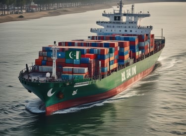 a large cargo ship sitting next to a dock