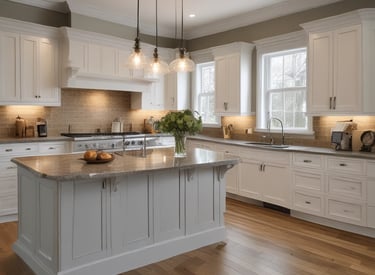 A modern two-story building under construction features a facade with large windows and a decorative wall covered in artificial greenery. Scaffolding is present in front of the building, indicating ongoing work. The structure has a clean, minimalist design with a combination of light gray and white tones.