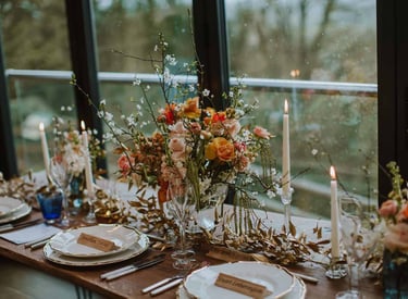 Wany edge oak trestle tables