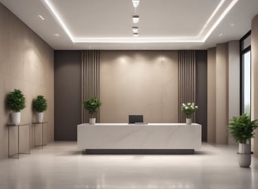 Cozy living room featuring fresh paint and navy accent wall.