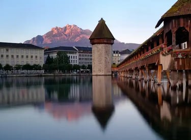 Lucerne private day tour with driver-guide through the old town and nearby mountains; tailor-made.