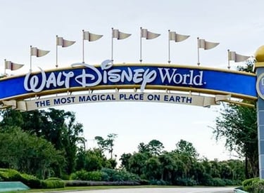 disney world entrance sign