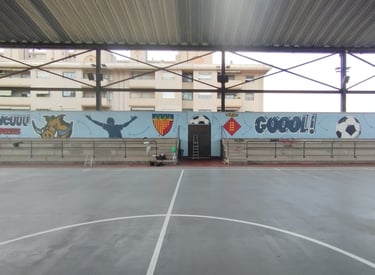 Después mural Can Cuyas graffiti muralismo