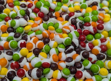 An image of freeze dried candy. 