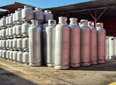 depósito de gás da Loja de Navegantes