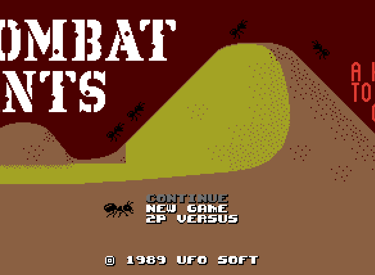 Combat Ants Title Screen