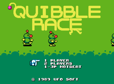Quibble Race Title Screen