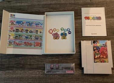 Retro-Bit Rod-Land NES Box Contents Displayed