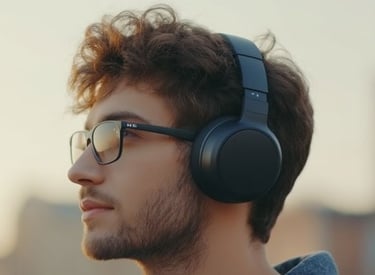 a man with a headphones