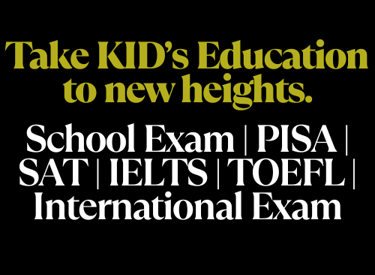 Take kids' education to new heights with international exam preparation including School Exams