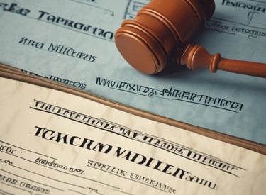 A white taxi with branding on its side is parked on a street in front of a building with large windows and decorative moldings. The street is lined with autumn leaves, and there is a small barricade with a warning light.