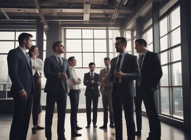 A professional team collaborating with influencers and brands.