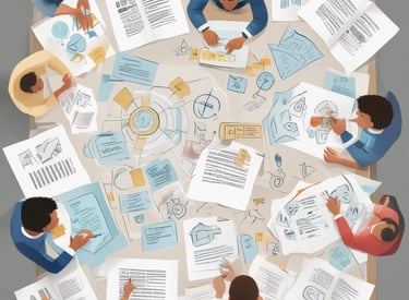 An image showing a workshop with community members engaged in learning.