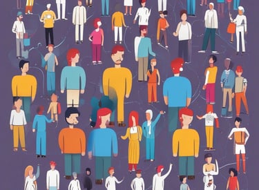 A serene group therapy session in a calm, natural setting.