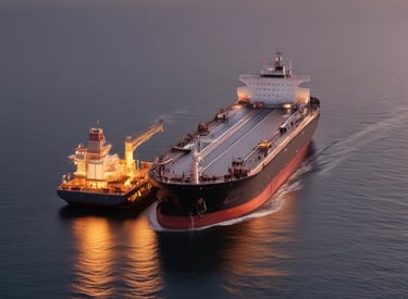 Crew members efficiently managing operations on deck.