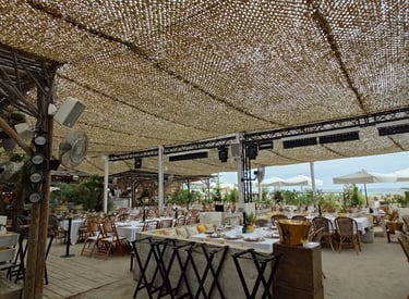 Insonorisation et étude acoustique restaurant Shellona Saint-Tropez