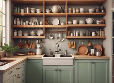An assortment of stylish dining ware set on a table.