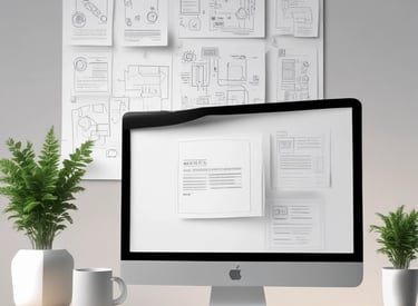 A man is standing on stage in a dimly lit conference room, gesturing as he is speaking to an audience. The room is filled with rows of seated people, and there is a large logo and the words 'Product School' projected on the wall. Overhead lights create a warm ambiance, and there is a speaker placed on the floor of the stage.