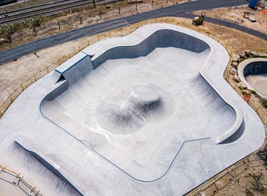 concrete skatepark Estoril, Portugal