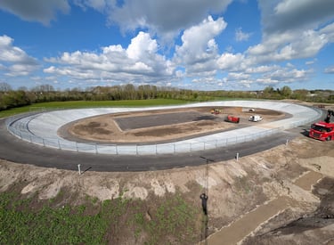 Velodrome track Hobro, Danmark