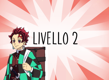 a smiling anime character with a big box on his shoulders