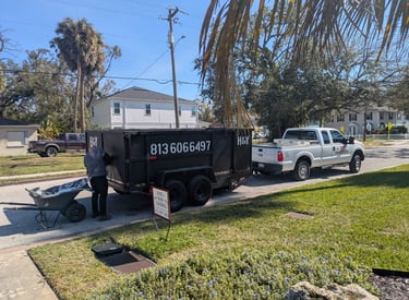 Dumpster Trailer Rental and junk removal