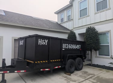 Dumpster Trailer Rental and junk removal