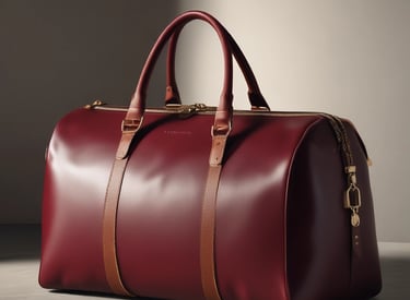 man holding bag near grass